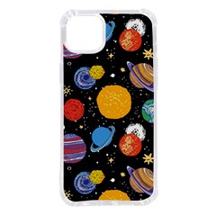 Circle Illustration Space Art Cute Pattern Iphone 14 Plus Tpu Uv Print Case by pakminggu