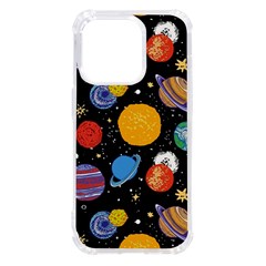 Circle Illustration Space Art Cute Pattern Iphone 14 Pro Tpu Uv Print Case by pakminggu