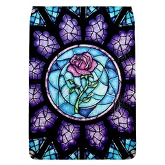 Cathedral Rosette Stained Glass Beauty And The Beast Removable Flap Cover (l) by Cowasu