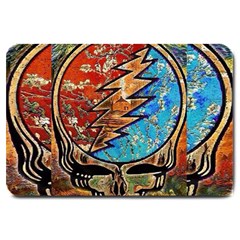 Grateful Dead Rock Band Large Doormat by Cowasu