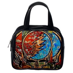 Grateful Dead Rock Band Classic Handbag (one Side) by Cowasu