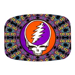 Gratefuldead Grateful Dead Pattern Mini Square Pill Box by Cowasu