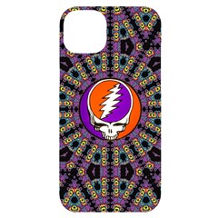 Gratefuldead Grateful Dead Pattern Iphone 14 Plus Black Uv Print Case