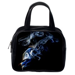 Smoke-flame-dynamic-wave-motion Classic Handbag (one Side) by Cowasu