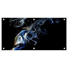 Smoke-flame-dynamic-wave-motion Banner And Sign 4  X 2  by Cowasu