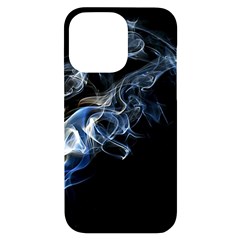 Smoke-flame-dynamic-wave-motion Iphone 14 Pro Max Black Uv Print Case by Cowasu