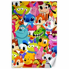 Illustration Cartoon Character Animal Cute Canvas 20  X 30 