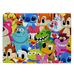 Illustration Cartoon Character Animal Cute Cosmetic Bag (xxl) by Cowasu