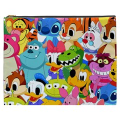 Illustration Cartoon Character Animal Cute Cosmetic Bag (xxxl) by Cowasu