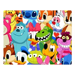 Illustration Cartoon Character Animal Cute Premium Plush Fleece Blanket (large) by Cowasu