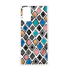 Diamond Shapes Pattern Samsung Galaxy Note 20 Tpu Uv Case by Cowasu