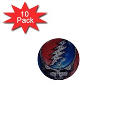 Grateful Dead Logo 1  Mini Buttons (10 Pack) 