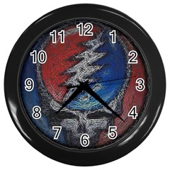 Grateful Dead Logo Wall Clock (black)