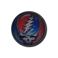 Grateful Dead Logo Rubber Coaster (round)