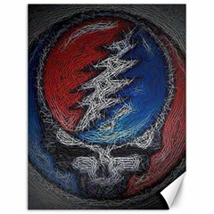 Grateful Dead Logo Canvas 12  X 16 