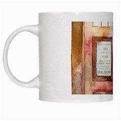 Tardis Doctor Who Transparent White Mug