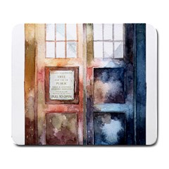 Tardis Doctor Who Transparent Large Mousepad