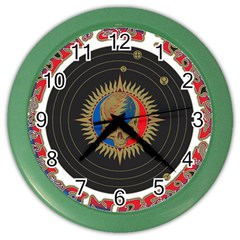 The Grateful Dead Color Wall Clock