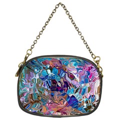 Smudged Chain Purse (two Sides) by kaleidomarblingart