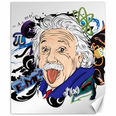 Albert Einstein Physicist Canvas 8  X 10 