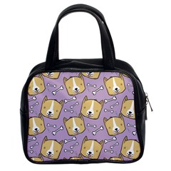 Corgi Pattern Classic Handbag (two Sides) by Cowasu