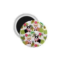 Corgis Hula Pattern 1 75  Magnets