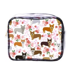 Corgis Corgi Pattern Mini Toiletries Bag (one Side) by Cowasu