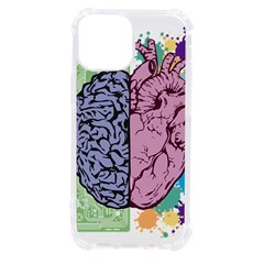 Brain-heart-balance-emotion Iphone 13 Mini Tpu Uv Print Case by Cowasu