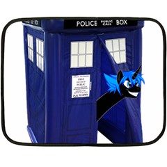 Tardis-doctor-who Fleece Blanket (mini)