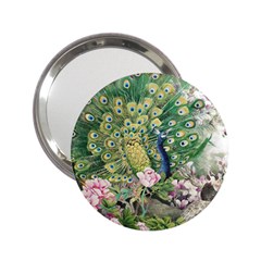 Peafowl Peacock Feather-beautiful 2 25  Handbag Mirrors