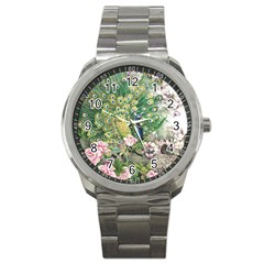 Peafowl Peacock Feather-beautiful Sport Metal Watch