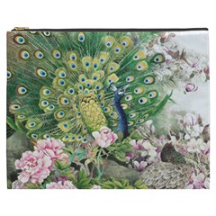 Peafowl Peacock Feather-beautiful Cosmetic Bag (xxxl) by Cowasu