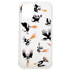 Dragon-phoenix-fire-bird-ancient Iphone 12 Mini Tpu Uv Print Case	 by Cowasu