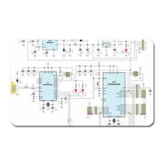 Circuits-electronics-atmel Magnet (rectangular)