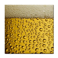 Beer Bubbles Tile Coaster