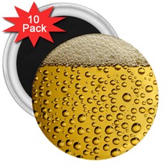 Beer Bubbles 3  Magnets (10 Pack) 