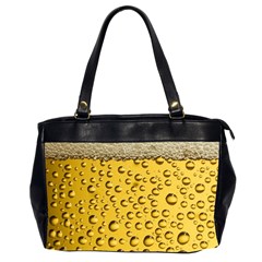 Beer Bubbles Oversize Office Handbag (2 Sides) by Cowasu