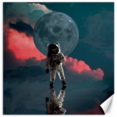 Astronaut-moon-space-nasa-planet Canvas 16  X 16 