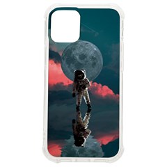 Astronaut-moon-space-nasa-planet Iphone 12 Mini Tpu Uv Print Case	 by Cowasu