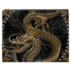 Fantasy Dragon Pentagram Cosmetic Bag (xxxl) by Cowasu