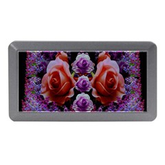 Night So Peaceful In The World Of Roses Memory Card Reader (mini)