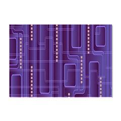 Background-non-seamless-pattern Crystal Sticker (a4) by Cowasu