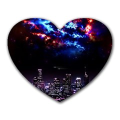 Science-fiction-sci-fi-forward Heart Mousepad by Cowasu