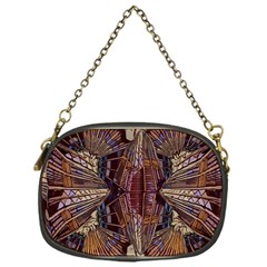 Abstract-design-backdrop-pattern Chain Purse (one Side)