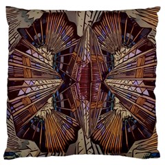 Abstract-design-backdrop-pattern Large Cushion Case (one Side) by Cowasu