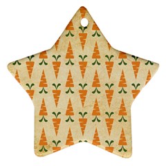 Patter-carrot-pattern-carrot-print Ornament (Star)