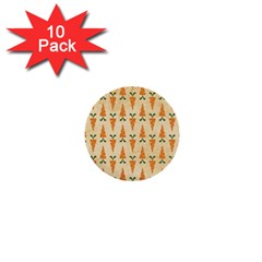 Patter-carrot-pattern-carrot-print 1  Mini Buttons (10 pack) 