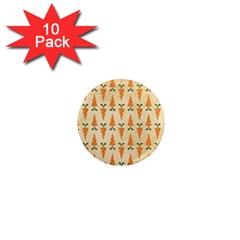 Patter-carrot-pattern-carrot-print 1  Mini Magnet (10 pack) 