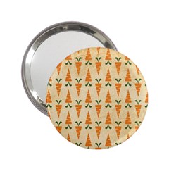 Patter-carrot-pattern-carrot-print 2.25  Handbag Mirrors