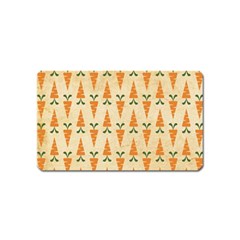 Patter-carrot-pattern-carrot-print Magnet (Name Card)
